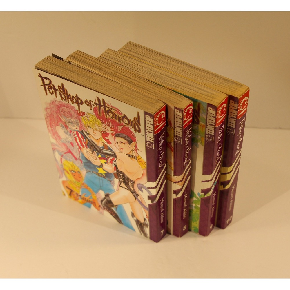 Pet Shop of Horrors By Matsuri Akino Lot of 4 Volumes 7-10 English Pre-Owned (F)